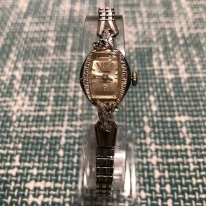 Desire 17 Jewels Women’s Watch Silver Band Silver Face Needs Battery Swiss